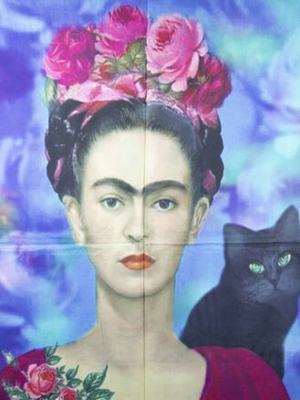 Delfin dámská šála Frida Kahlo