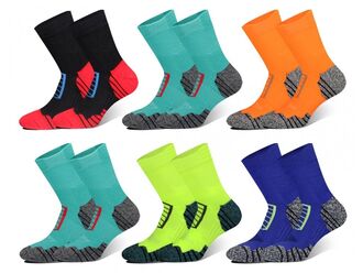 Dámské sportovní ponožky vícebarevné, 4 páry v balení