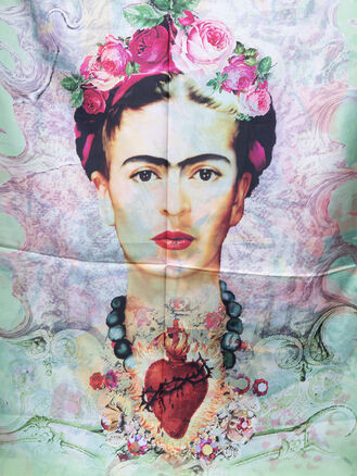 Delfin dámský hebký šátek Frida Kahlo