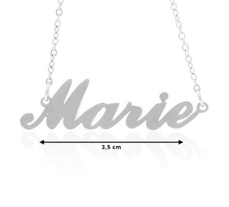 Fashion Icon Ocelový přívěsek jméno Marie