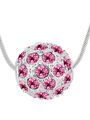 Exkluzivní náhrdelník ve tvaru kuličky vysázené krystaly Swarovski elements