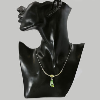 Exkluzivní náhrdelník s krystalem Swarovski elements ve tvaru kapky 
