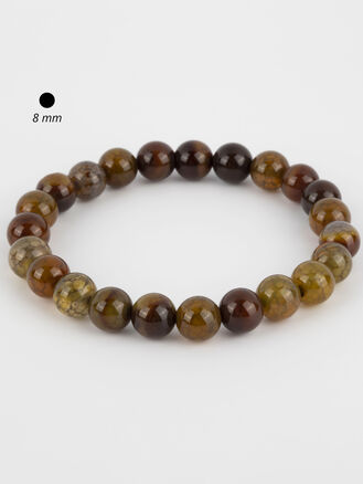 Krásný náramek z korálků achátu