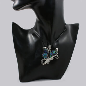 Přívěsek exotický motýl s Paua perletí