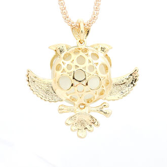Náhrdelník s řetízkem sovička Swarovski elements