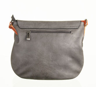 Flora&co Dámská kožená moderní crossbody kabelka kulatá