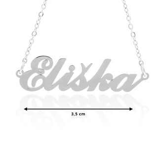 Fashion Icon Ocelový přívěsek jméno Eliška