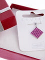 Přívěsek čtverec s krystalky Swarovski elements