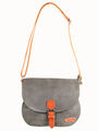 Flora&co Dámská kožená moderní crossbody kabelka kulatá