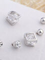 Náušnice 3 druhy čtverečky se zirkonem