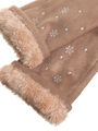 Dámské elegantní rukavice Snow vločky 