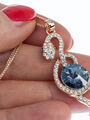 Náhrdelník had s krystalem Swarovski elements