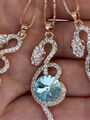Náhrdelník had s krystalem Swarovski elements