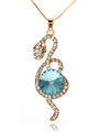 Náhrdelník had s krystalem Swarovski elements