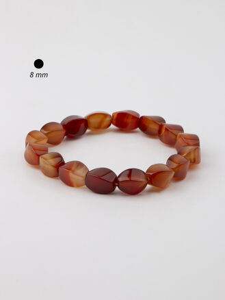 Elegantní náramek z karneolu