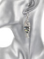 Fashion Jewelry náušnice ryba s paua perletí