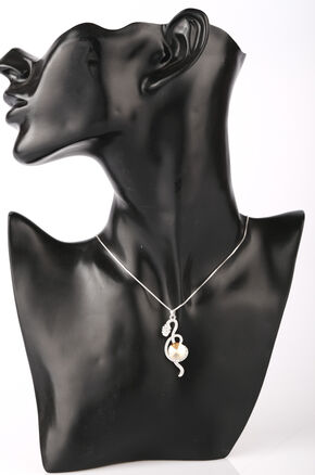 Přívěsek had s krystalem Swarovski elements