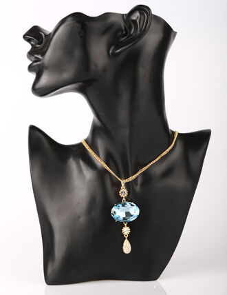 Přívěsek barokní s krystalem Swarovski elements