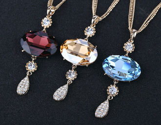 Přívěsek barokní s krystalem Swarovski elements