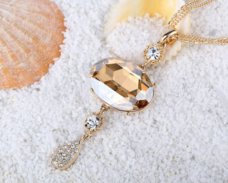 Přívěsek barokní s krystalem Swarovski elements