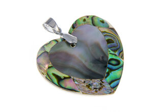 Přívěsek srdíčko s Paua perletí