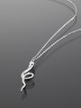Fashion Icon stylový řetízek s příveskem ve tvaru hada