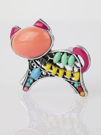 Fashion Jewelry brož kočička