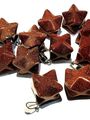 MERKABA Sluneční kámen hnědý malý přívěsek