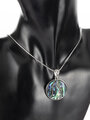 Přívěsek kolo z přírodní paua perleti
