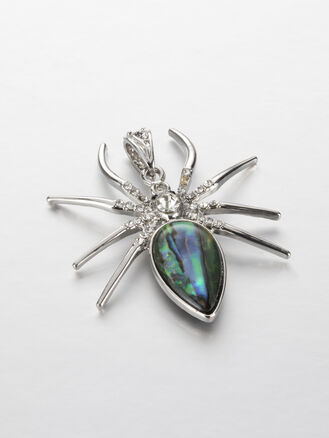 Přívěsek pavouk z přírodní paua perleti