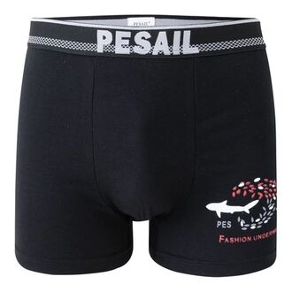 Pánské boxerky značka PESAIL potisk žralok 4 ks v balení