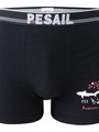 Pánské boxerky značka PESAIL potisk žralok 4 ks v balení