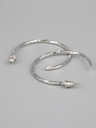 Fashion Jewelry kruhové náušnice s rytým vzorem