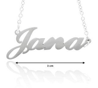 Fashion Icon Ocelový přívěsek jméno Jana