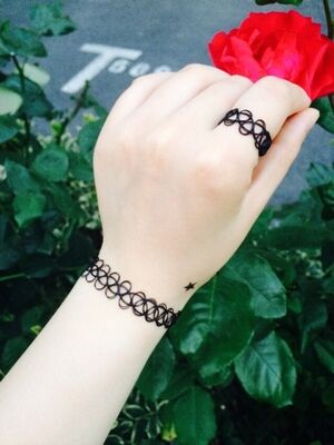 Módní sada TATTOO CHOKER 3 ks