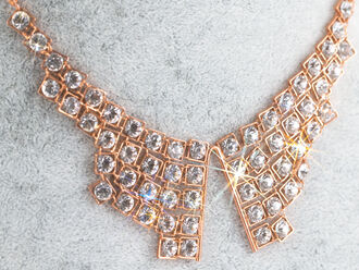 Fashion Jewelry dámský náhrdelník rose gold