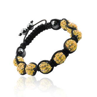 Náramek Shamballa s krystaly