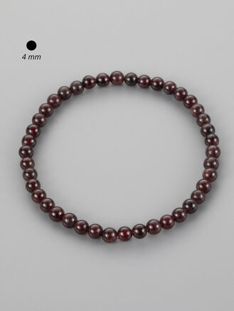 Luxusní náramek z kuliček granátu