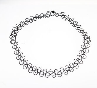 Náhrdelník choker 2v1 krajka a tattoo choker