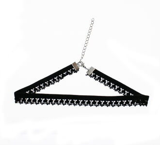 Náhrdelník choker 2v1 krajka a tattoo choker