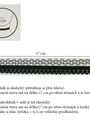 Náhrdelník choker 2v1 krajka a tattoo choker