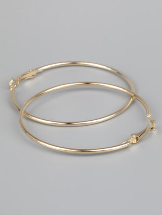 Fashion jewelry kruhové náušnice zlaté barvy