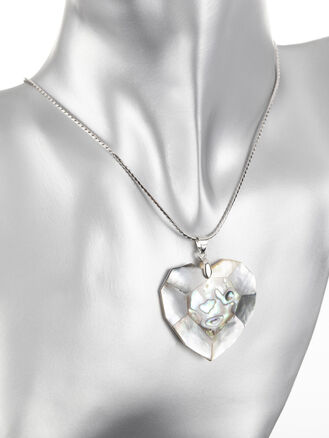 Přívěsek srdce z paua perleti