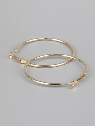 Fashion jewelry kruhové náušnice zlaté barvy