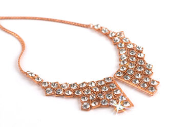 Fashion Jewelry dámský náhrdelník rose gold