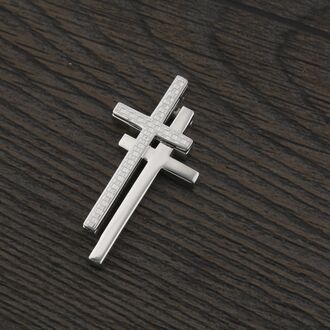 Fashion Icon Přívěsek ve tvaru dvou křížů