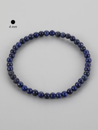 Luxusní jemný náramek z lapis lazuli drobné korálky velikost 4 mm