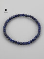 Luxusní jemný náramek z lapis lazuli drobné korálky velikost 4 mm