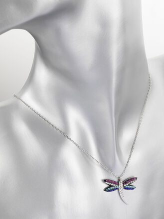 Fashion Icon řetízek  s příveskem ve tvaru vážky