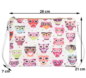 Fashion Icon Psaníčko Multi OWLS sova pouzdro na tablet